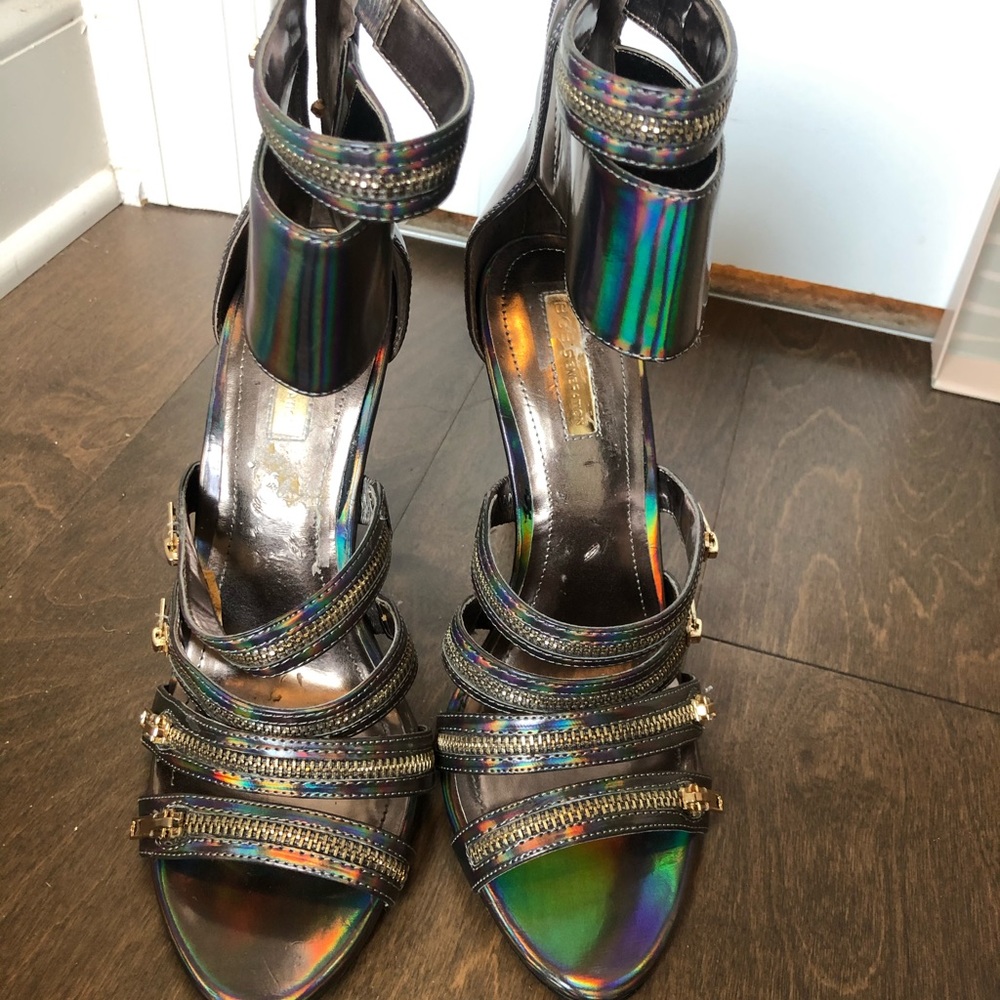BCBG Iridescent Heels sz 10